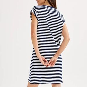 Women's Sonoma Striped T-Shirt Midi Dress - XL